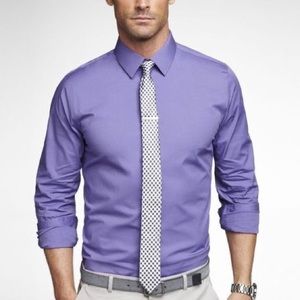 Express 1MX Fitted Long Sleeve Shirt